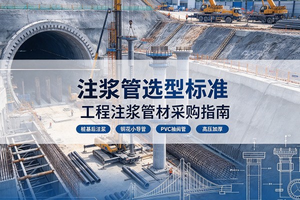 商水注浆管选型标准