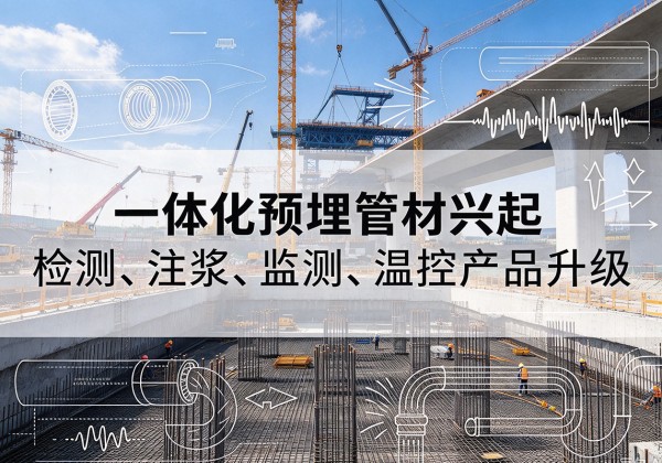 商水一体化管材产品兴起，声测注浆一体管、多功能预埋管应用增多